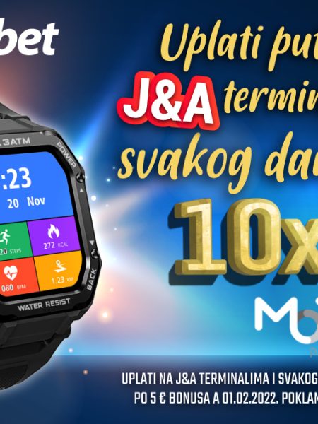 UPLATI PUTEM J&A TERMINALA I SVAKOG DANA OSVOJI BONUS!